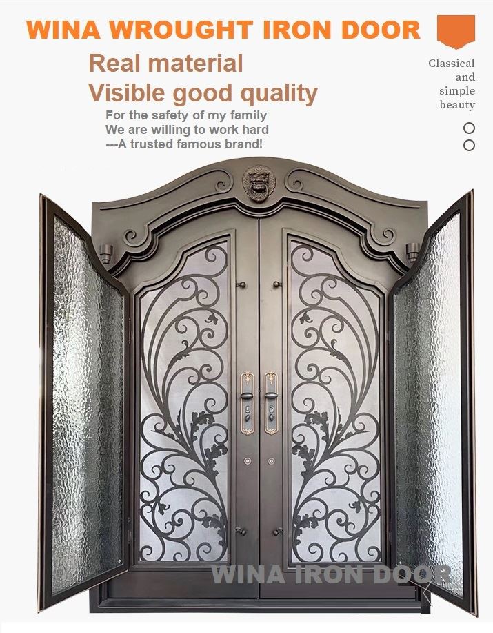 wrougt iron door wrougt iron door
