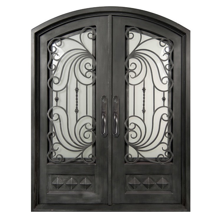 Modern Iron Double Door