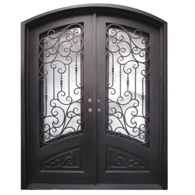Pintu besi tempa antik